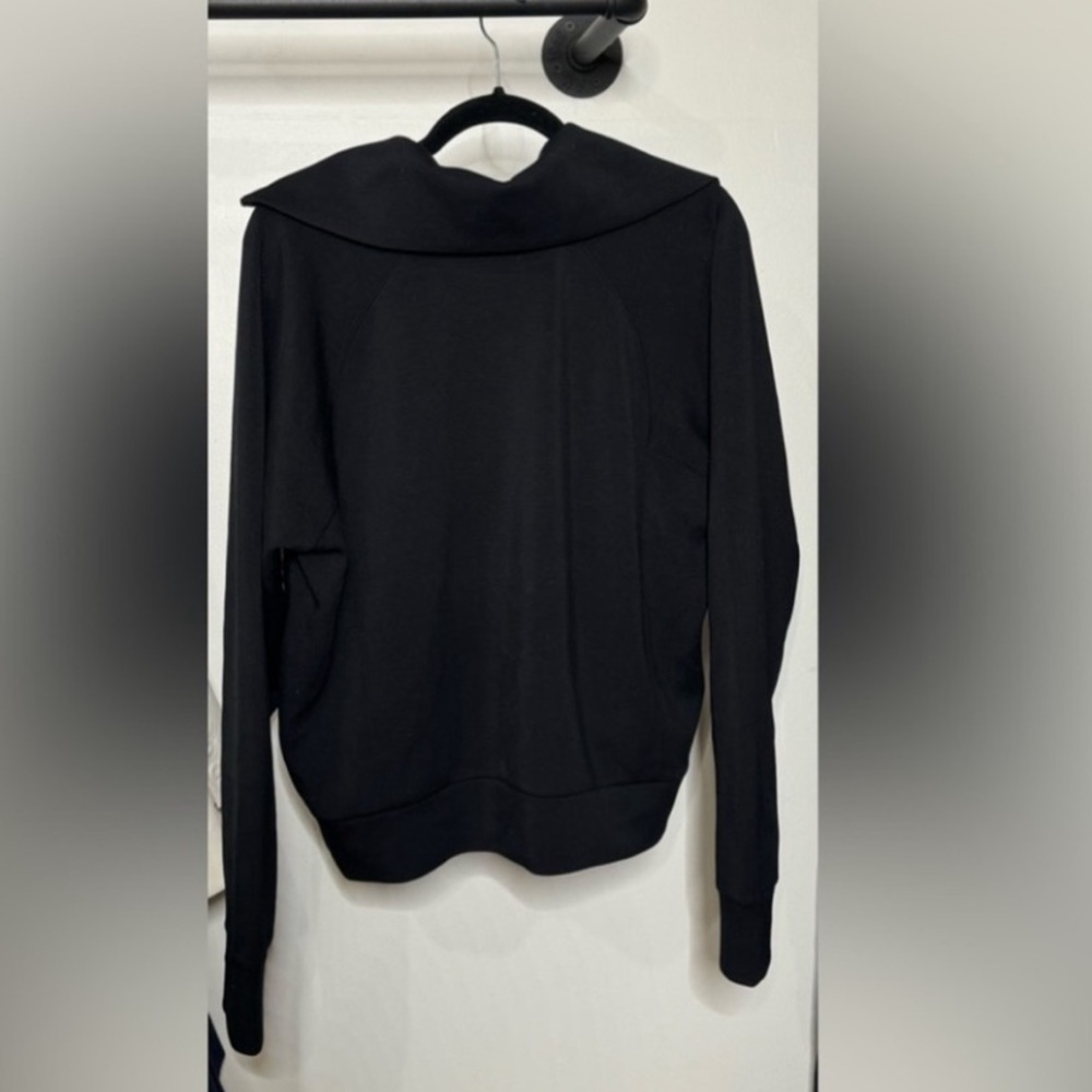 SPANX Black Half-Zip Pullover Sweater - image 7